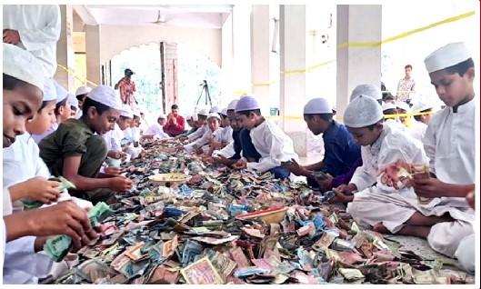 এবার ২৩ বস্তা টাকা মিলল পাগলা মসজিদের দানবাক্সে